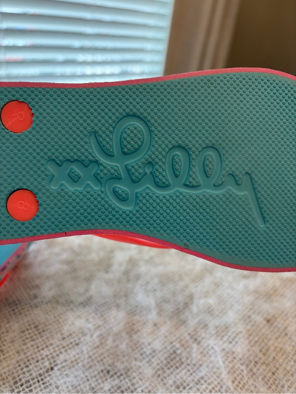 Lilly Pulitzer Flip Flops - Picture 8 of 10